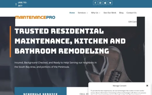 Maintenance Pro website