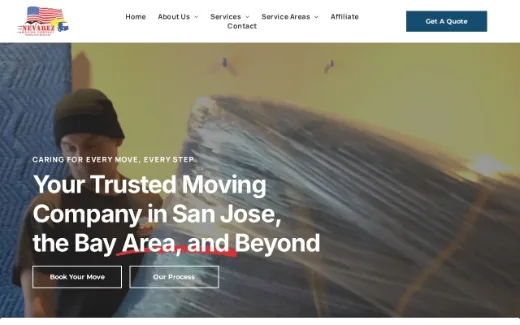 Nevarez Moving website