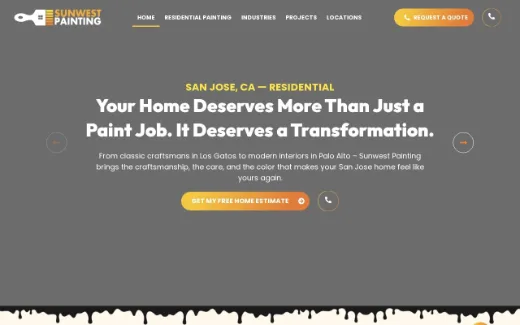 Sunwest Painting website